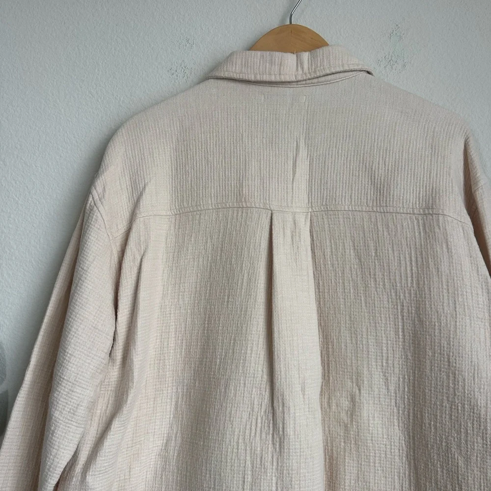 Madewell Womens Waffleback Branner Shirt Jacket Shacket - Picture 12 of 15